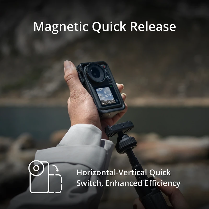 Dji Osmo Action 4 Camera Standard Combo, Bundle with Froggi Extreme Sport Accessory Kit and 64GB microSDXC Memory Card
