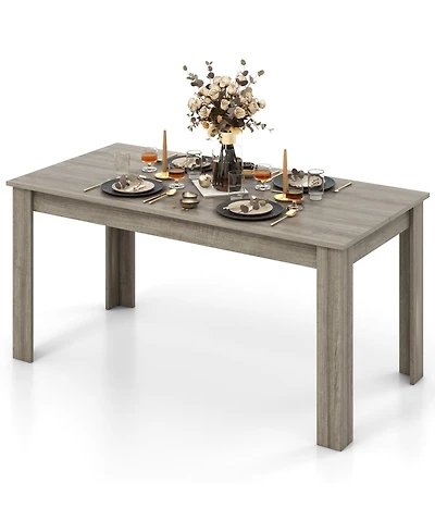 Rectangular Modern Dining Kitchen Table – Contemporary Dining Table for Kitchen or Dining Room