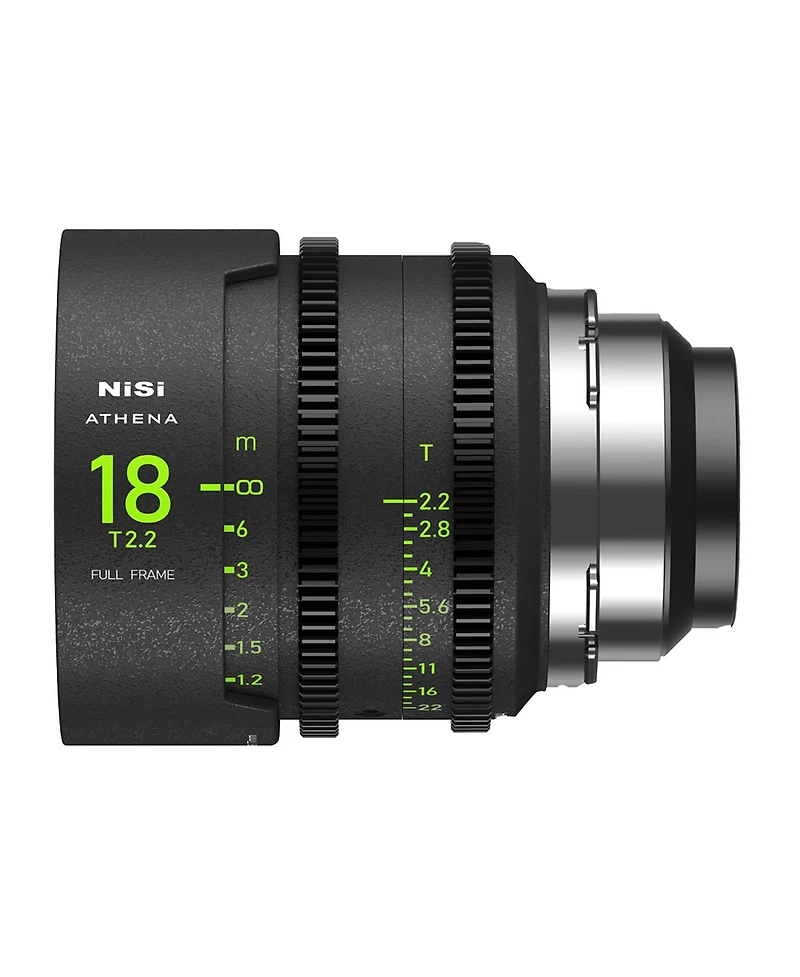 NiSi Athena Prime Cine Master 8-Lens Kit with 14mm T2.4, 25mm, 35mm, 40mm, 50mm, 85mm T1.9, 18mm, 135mm T2.2 Lens, Includes Filter Holder, Pl Mount