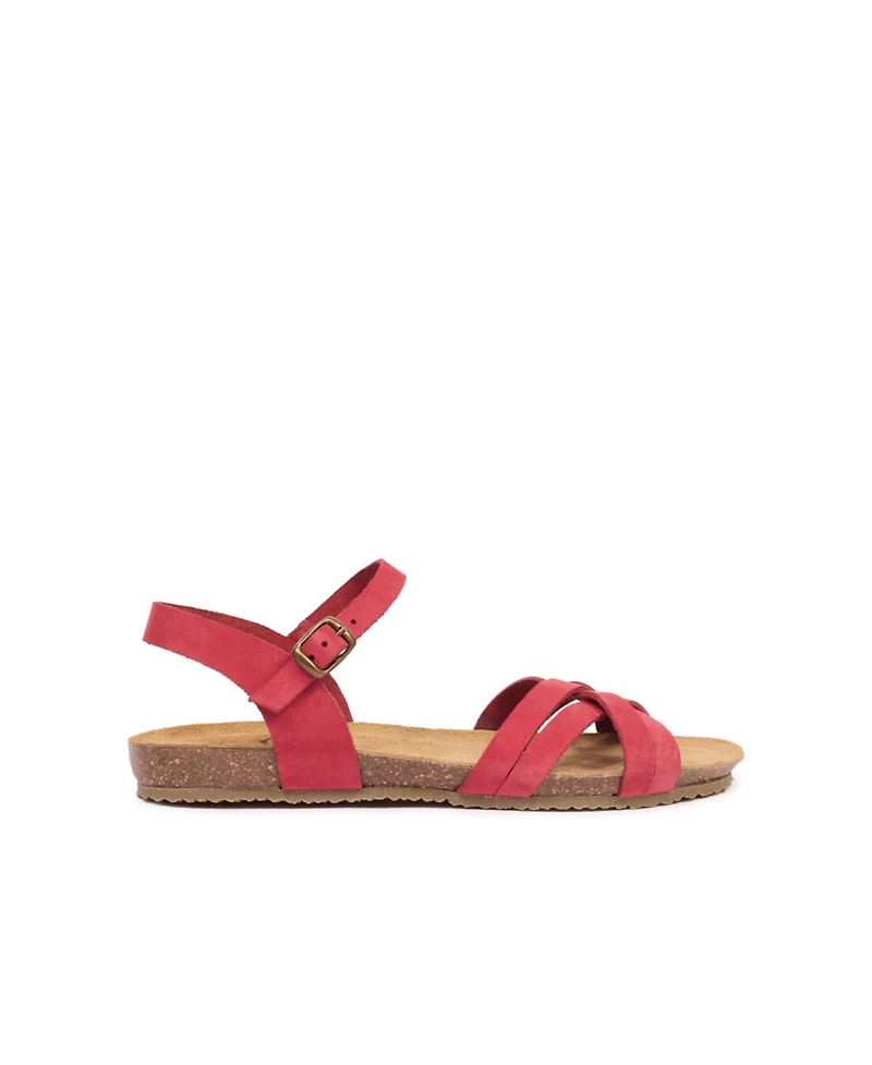 Multistrap Open Toe Flat Sandal