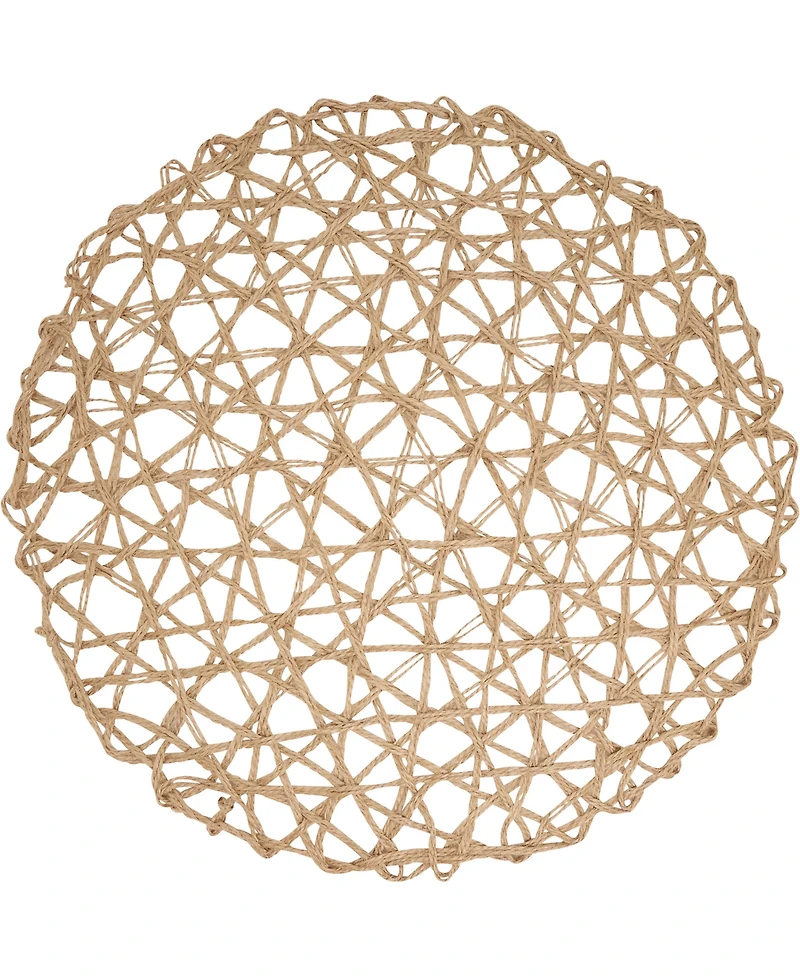 Saro Lifestyle Wire Duo Placemats, 15" Round