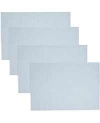 Saro Lifestyle Classic Stitched Plaid Placemats, 13" x 19"