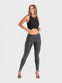 Freddy Women's Snake Skin High-Rise Sculpting Pants