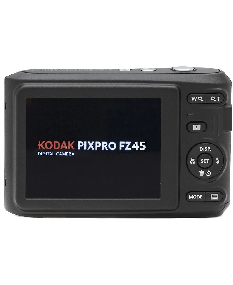 Kodak Pixpro Friendly Zoom FZ45-bk 16MP Digital Camera with 4X Optical Zoom 27mm Wide Angle and 2.7" Lcd Screen (BLack) + 4-Pack Rechargeable Aa