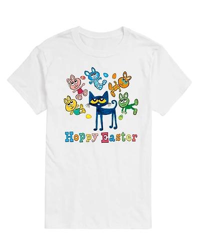 Airwaves Men's Pete the Cat Hoppy Easter Short Sleeve T-Shirt