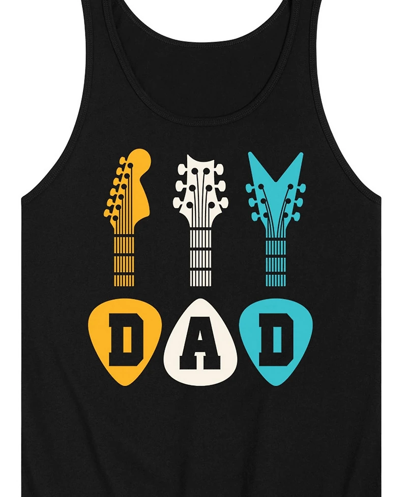 Airwaves Men's Father's Day Dad Guitar Sleeveless Tank Top