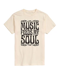 Airwaves Men's Music Feeds My Soul Short Sleeve T-Shirt
