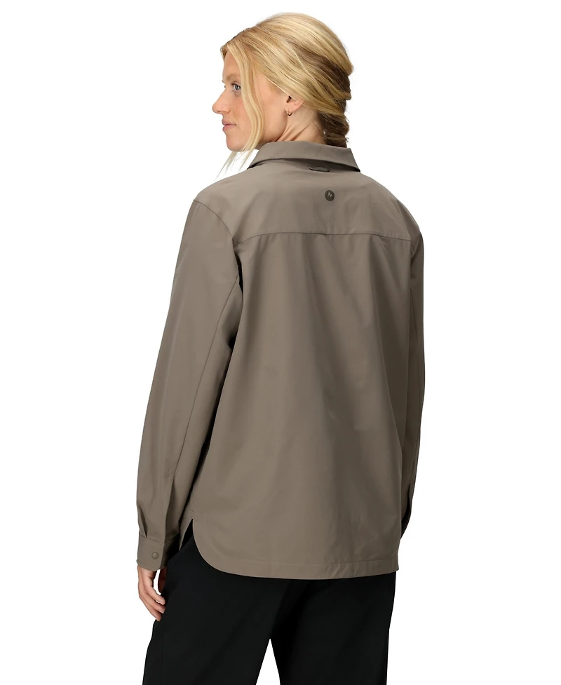 Marmot Women's Air Exchange Upf 40 Camp Collar Over Shirt