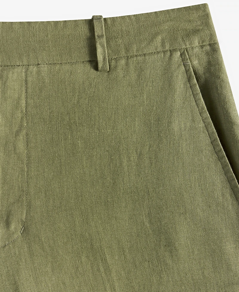Club Room Men's Linen Solid Pants, Created for Macy's