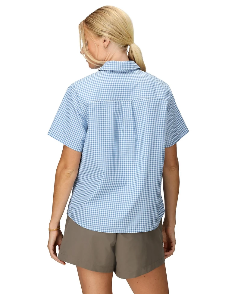Marmot Women's Air Exchange Upf 40 Novelty Short Sleeve Camp Collar Shirt
