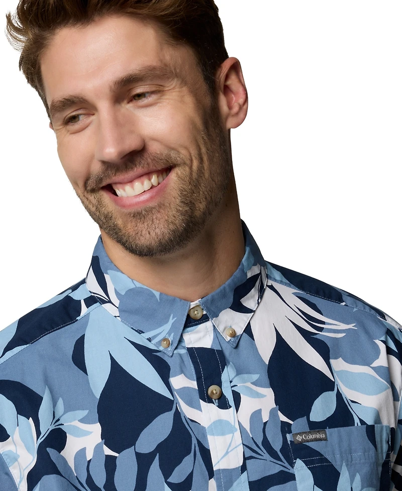 Columbia Men's Rapid Rivers Printed Short Sleeve Shirt