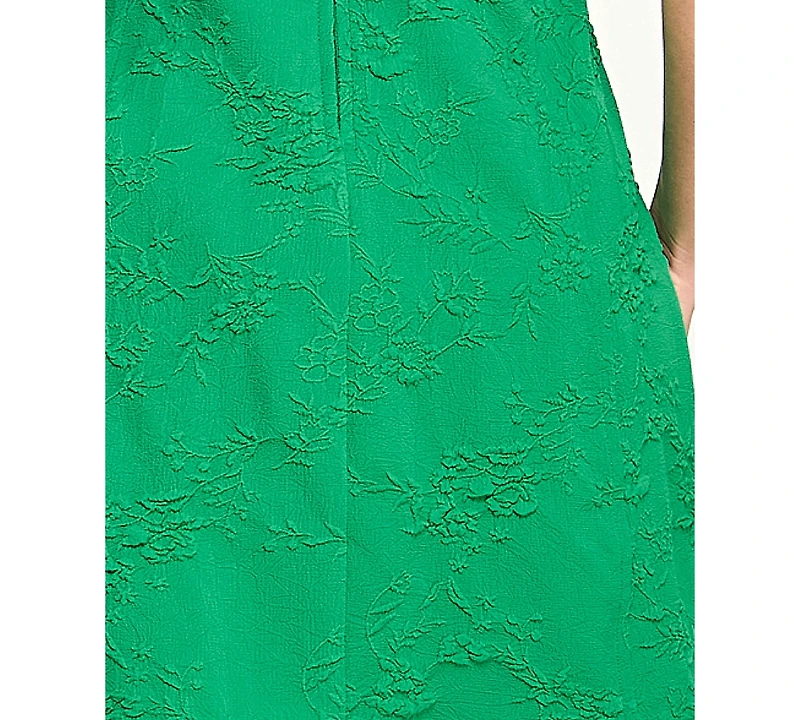 City Studios Juniors' Jacquard Fit & Flare Dress
