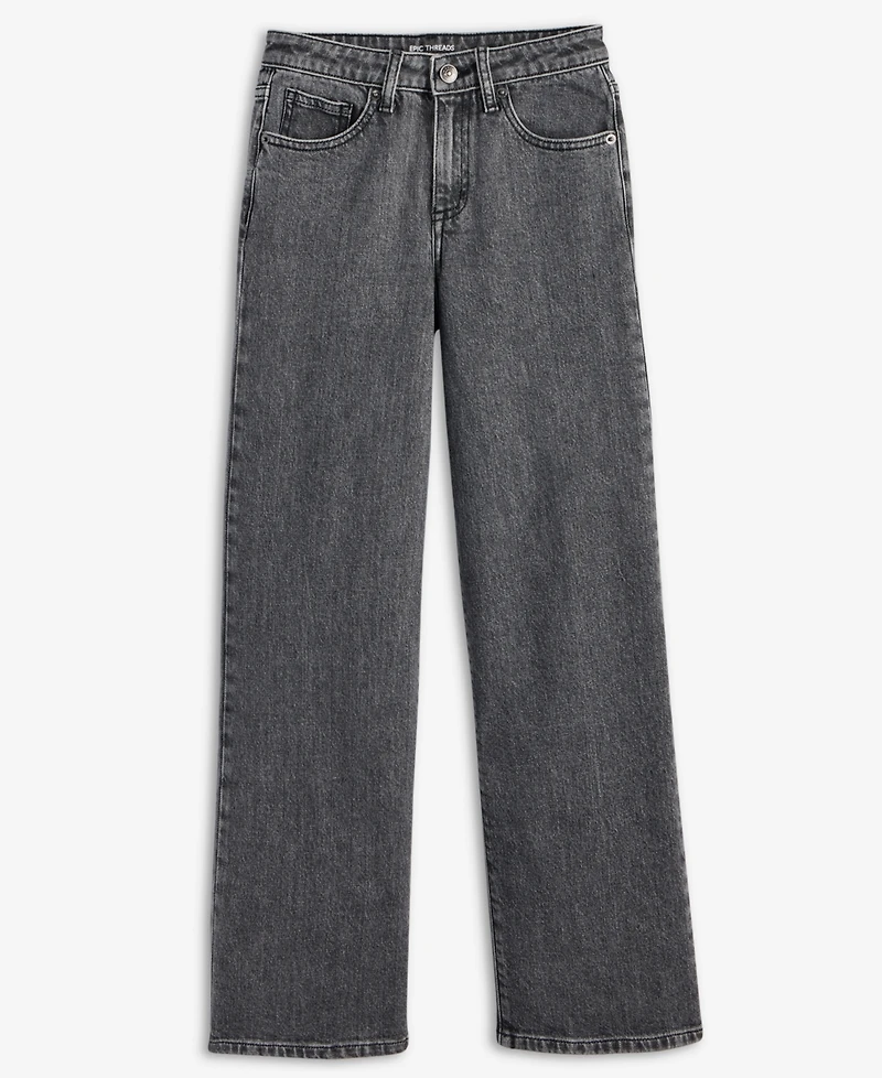 Epic Threads Little & Big Girls Lulu Wide-Leg Jeans, Exclusively at Macy's