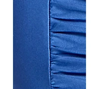 City Studios Juniors' Ruched Ruffled Bodycon Dress