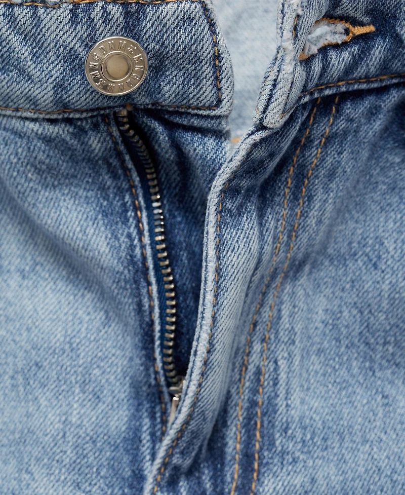 Mango Women's Matilda Medium-Rise Straight-Fit Jeans