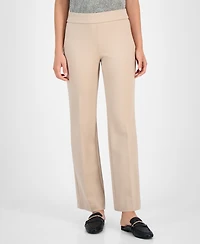 Anne Klein Women's Mid-Rise Pull-On Slash-Pocket Pants