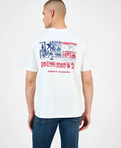 Tommy Bahama Men's Tropical Flag Graphic T-Shirt