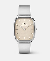 Daniel Wellington Men's Analog Silver-Tone Stainless Steel Watch, 32mm