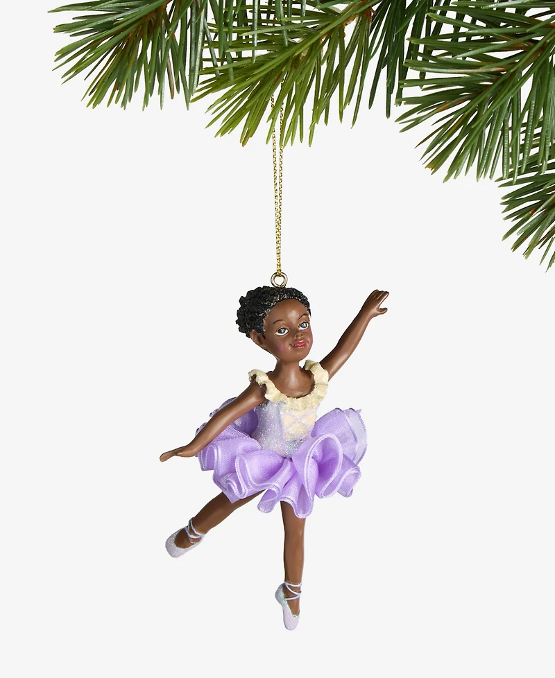 Holiday Lane Purple Ballerina Ornament, Macy's Exclusive