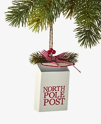 Holiday Lane Christmas Cheer North Pole Post Ornament, Macy's Exclusive