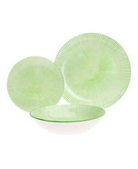 Godinger Laura Light Green 12 Pc. Dinnerware Set, Service for 4