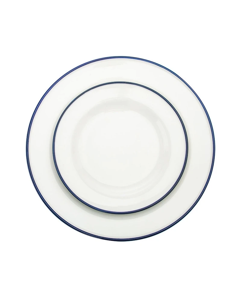 Godinger Bistro Blue Band 16 Pc. Dinnerware Set, Service for 4