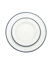 Godinger Bistro Blue Band 16 Pc. Dinnerware Set, Service for 4