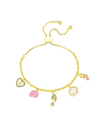 Disney Crystal and Mother of Pearl Little Mermaid Bolo Bracelet