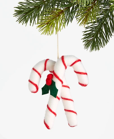 Holiday Lane Christmas Cheer Candy Canes Ornament, Macy's Exclusive