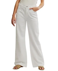 Free People Women's Stride High Rise Wide-Leg Jeans