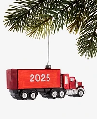 Holiday Lane Macy's 2025 Glass Truck Ornament, Macy's Exclusive
