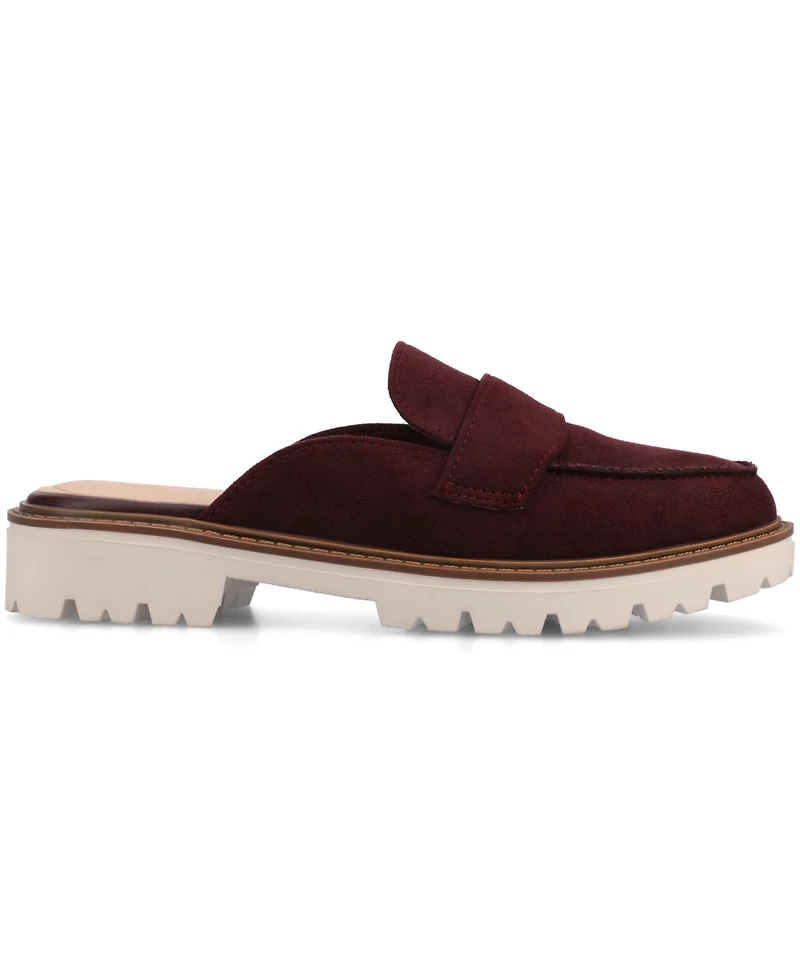 Journee Collection Women's Miycah Slip On Mary Jane Mules