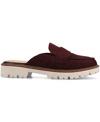 Journee Collection Women's Miycah Slip On Mary Jane Mules