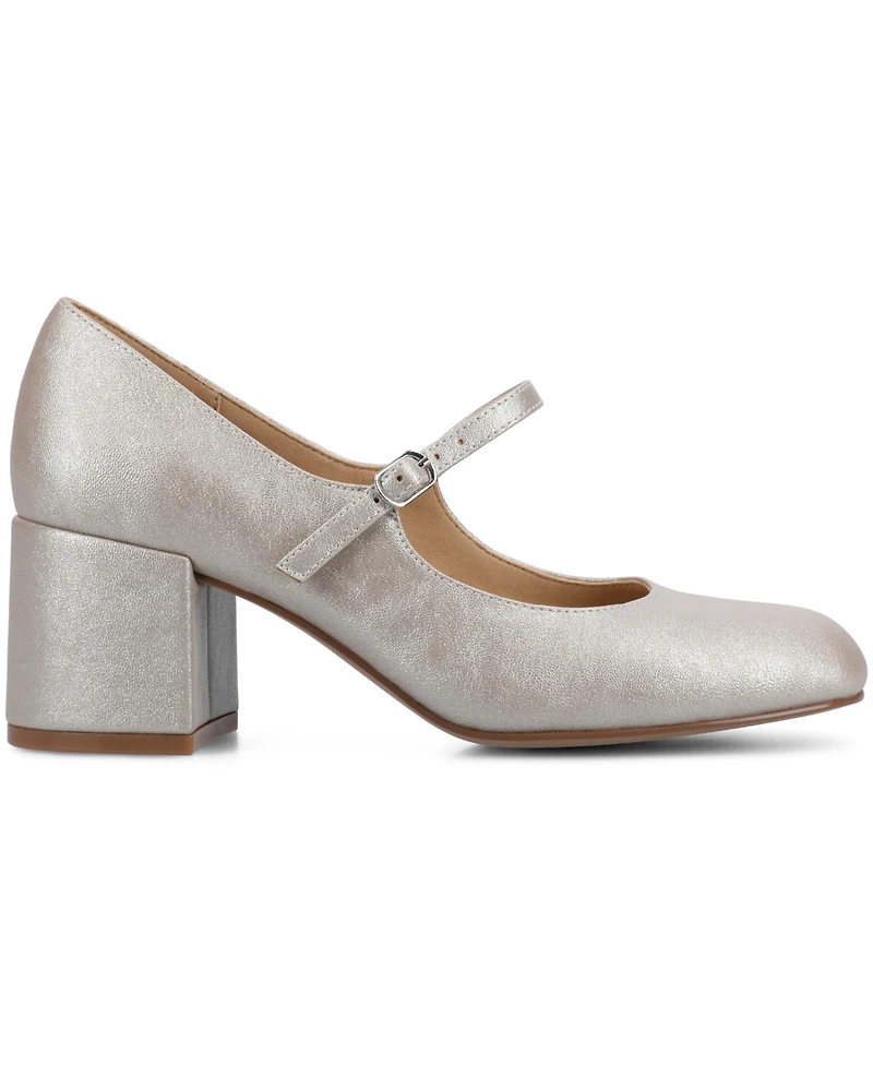 Journee Collection Women's Okenna Square Toe Pumps