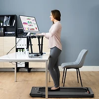 2-in-1 Electric Motorized Folding Treadmill with Dual Display, Speaker & Compact Design for Home Workouts