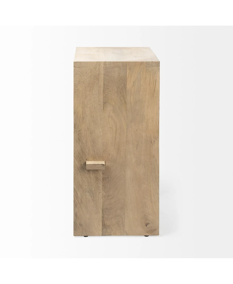Wood Backless Counter Height Bar Chair