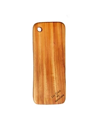 Natural Rounded Rectangle Narrow Anti-Bacterial Cutting Board