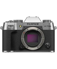 Fujifilm X-T50 Mirrorless Camera, Silver, Bundle with 64GB Sdxc Memory Card and Shoulder Bag