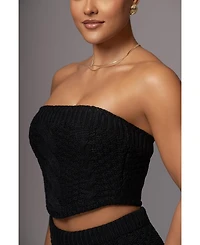 Jluxlabel Women's Carmela Cable Knit Top