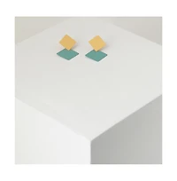 Sohi Women's Gold Plated Designer Drop Earrings