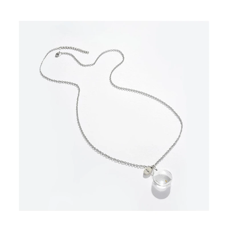 Sohi Women's Silver Plated Designer Pendant Chain