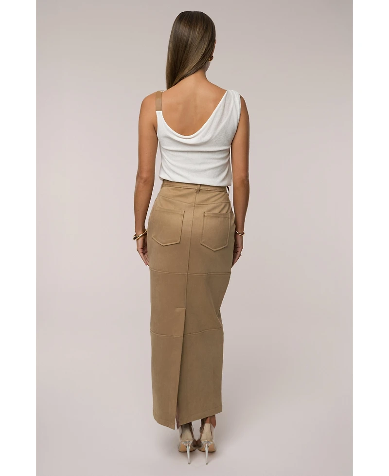 Jluxlabel Women's Shanti Faux Buckle Top