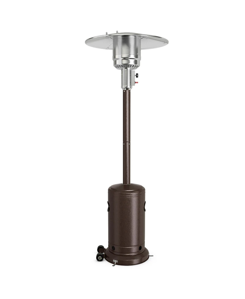 Stainless Steel Propane Patio Heater with Safety Tip-Over Protection – Reliable Outdoor Heater