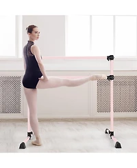 Double Ballet Barre with Adjustable Height – Perfect for Dance Practice & Workouts