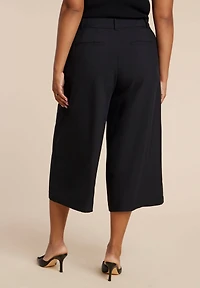 Eloquii Women's Plus Wide Leg Culotte