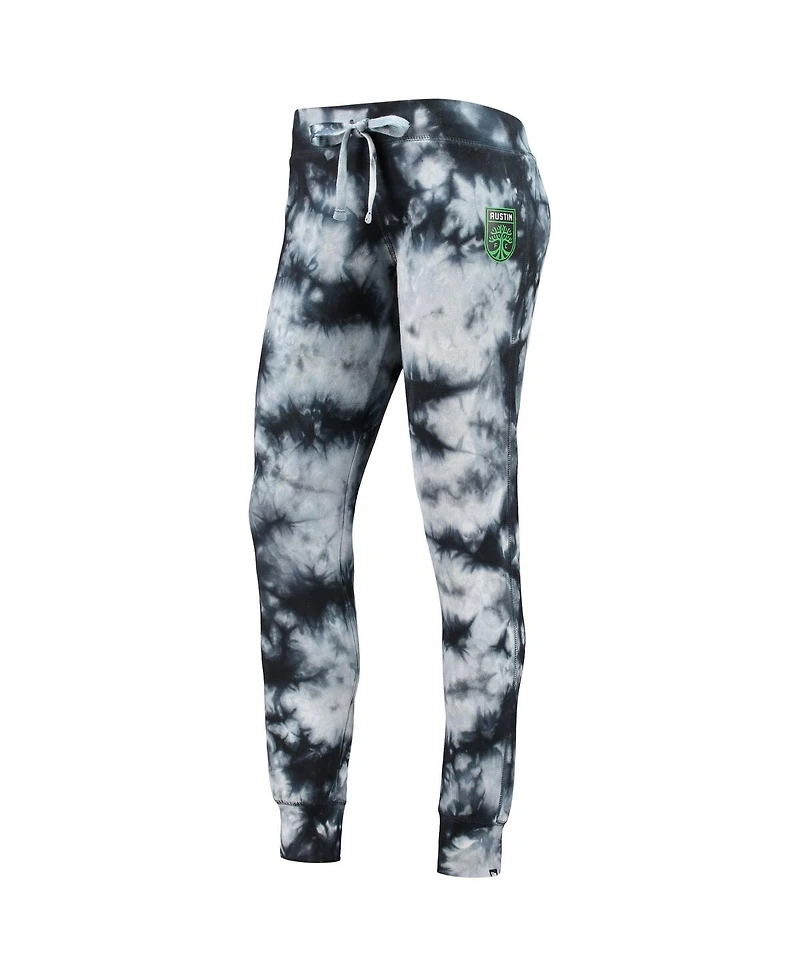 5th & Ocean Women's by New Era Black Austin Fc Tie-Dye Pants