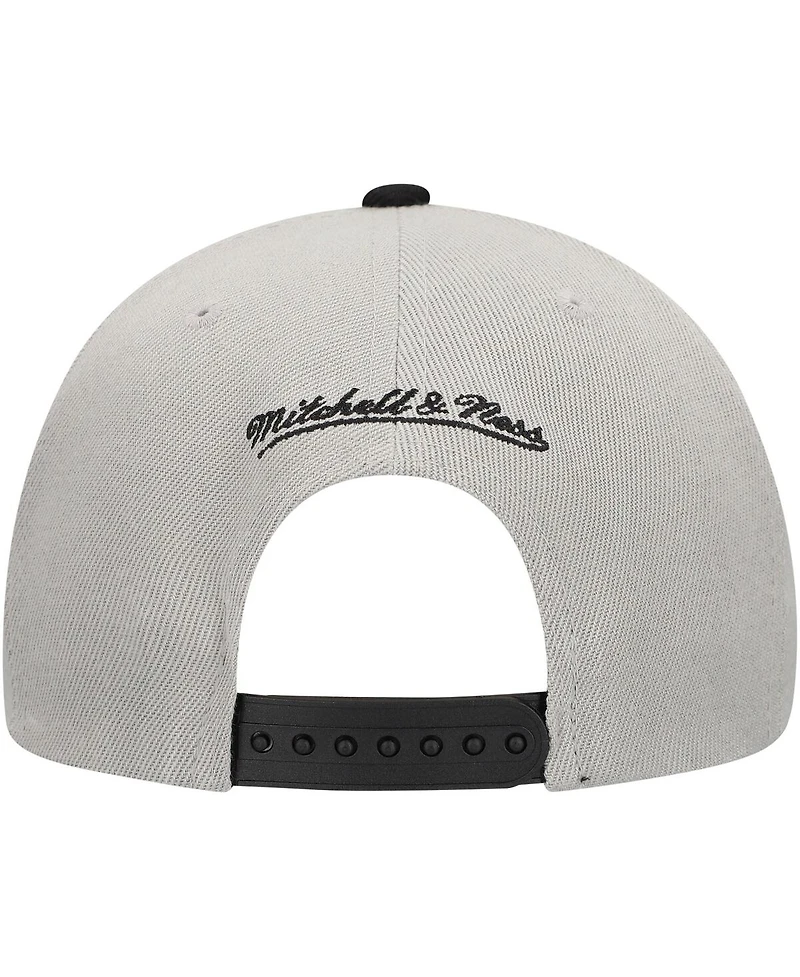 Mitchell & Ness Men's Gray San Francisco Giants Knock Out Panel Snapback Hat