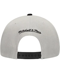 Mitchell & Ness Men's Gray San Francisco Giants Knock Out Panel Snapback Hat