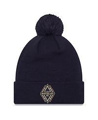 New Era Men's Blue Vancouver Whitecaps Fc Jersey Hook Cuffed with Pom Knit Hat