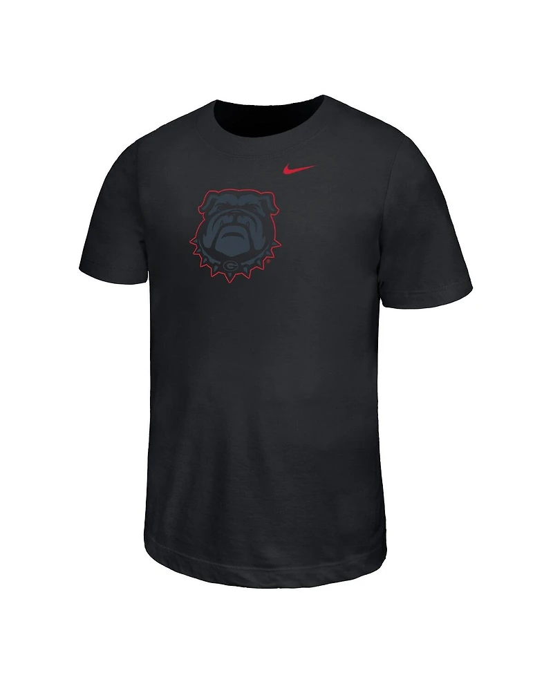 Nike Big Boys and Girls Black Georgia Bulldogs Legend Color Pop Performance T-Shirt